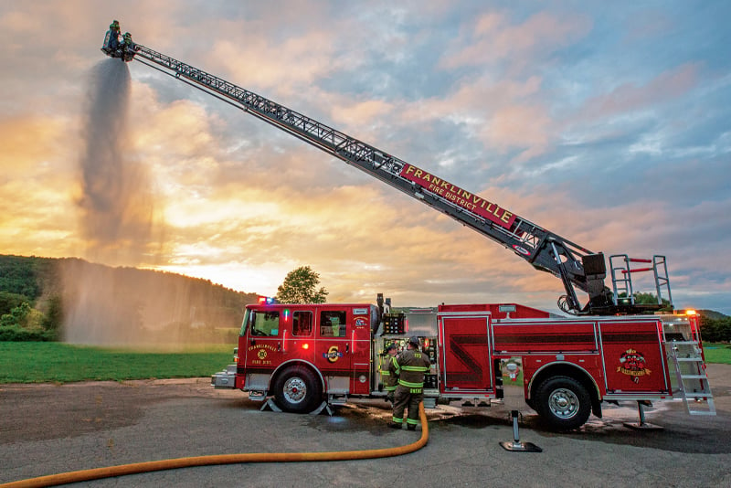 power wheels fire truck with water hose